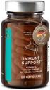 N ° 7 Imunitní Supplement - Imunity Boost s Echinacea - Přírodní vitamín C z Acerola - Zinek - Andrographis - Grapefruitový extrakt - Veganský imunitní systém Vitamíny Komplex - 60 Kapsle