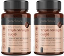 pureclinica fermentované CoQ10 300mg x 180 tablet (2 láhve 90 tablet) - 6 měsíců dodávky. Non GMO, USP Grade. Přidaný vitamin C & Black Pepper Extract pro absorpci.