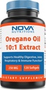 Nova Nutritions Oregano Oil 250 mg 10: 1 Extrakt - Non- GMO & Gluten Free - Oil of Oregano pills - Imunitní podpora - 120 Softgels