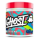 GHOST Legend Pre- Workout Powder, Blue Raspberry - 30 Doručování - Předcvičení pro muže a ženy s Choline, L- Citruline, & Beta Alanin pro energii a zaměření