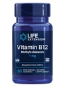 Life Extension Vitamin B12 Methylkobalamin, Nerve doplněk zdraví, Kognitivní podpora, Energy Vitamin, methylkobalamin B12, 1 mg, Quick- Disolving, Vegetarian, 60 Lozenges