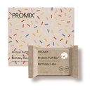 ProMix Nutrition Protein Puff Bary - Narozeninový dort - Marshmallow Crispy Treat - Great Ochutnávání & Zdravé na Go Snack - High Protein & Low Calorie - Volný od gluten, Soy, & Corn - 12 Bary
