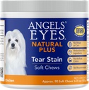 ANGELS 'EYES přírodní slza Prevence měkkých žvýkaček pro psy 124; Kuřecí Flavor 124; Pro všechny Breeds 124; No Pheat No Corn CARN 124; Denní dodatek 124; Proprietární vzorec, 90 Počet