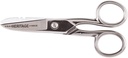 Klein Tools G100CS Nůžky, Vyrobeno v USA, Elektrický nůžky se stripovými notami a zoubkovanou čepelí, 5-1 / 4-Inch