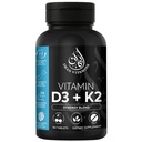 Halogenní vitamin D3 s K2 Žvýkací tablety - Vitamin D 2000 iu + Menaquinone- 7 (MK7) CLANE124; Podporuje srdeční zdraví, kosti a svaly Health CLANE124; 90 Počet mužů a žen