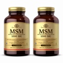 Solgar MSM 1000 mg - 120 tablet, balení po 2 tabletách - Podporuje spojky a konektivitu - Non- GMO, Vegan, Gluten Free, Dairy Free, Kosher - 240 Total Servings