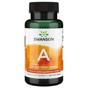 Swanson Vitamin A 10 000 IU (3 000 mcg RAE) Přírodní Žízeň pro kosti, zdraví kůže, podpora vizí a imunitní systém Funkce - Vysoká absorpce Vitamin A 250 Softgels