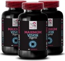Lepší pohled - EYE VISION SUPPLMENT - Oostřovač ostření, Crisp vize, jasnější obraz, výhoda, jasnost vidění, čisté vnímání, síla vidění, jasný výhled, jasné scény 3 Láhev 180 Caps