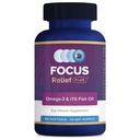 Focus Relief Plus Suché oko Formule (90 ct. 30 Day Suché oko Omega 3 Dodatek - Suché oko Relief Dodatek - Omega 3 Rybí olej pro suché oko