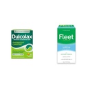 Dulcolax Přes noc Relief Laxative 50 Počet & Fleet Saline Enema Dospělá zácpa Relief 4 Lahve