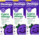 Dětský Dimetapp ® Cold & Alergics Liquid - Grape Flavor, Alkohol- Free, 8 fl oz - 3 Pack
