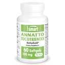 Supersmart Annatto Tocotrienols 100mg / den (DeltaGold Vitamin E) - Tocotrienols Doplněk 124; Non- GMO & Gluten Free - 60 Softgels