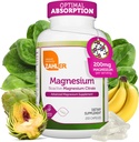Zahler - doplněk hořčíku Kapsle 200 mg (250 Počet) Certifikované Kosher Bioactive Magnesium Citrát pro Max Absorpce - Přírodní hořčík Mineral pro muže a ženy - Nejlepší hořčík doplňky
