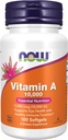 Vitamin A 10000 IU, 100 Sgels by Now Foods (Balení po 3)