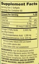 Jarní údolí Omega 3 Rybí olej Maximální péče 2000mg Lemon 120 Softgels