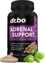 Adrenal Support Cortisol Manager Dodatek - Adrenal Únava doplňky pro ženy a muže s přírodní Adaptogen Ashwagandha Svatý Basil Rhoddiola L Tyrosine Komplexní Únava Cortisol zdraví - 60 pilulky