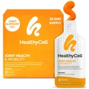 Healthycell Joint Health & Mobility Daily Liquid Supplement - Common Supplement, Zánět, Chrupavka a Flexibilita s Curcumin, Glucosamine & Chondroitin - 30 Gel Packs