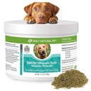 Pouze Natural Pet Senior Ultimate Daily Canine vitamin dodatek pro psy Kompletní holistická zdravotní podpora - Made in USA, 5.3 oz Turecko ochucený prášek