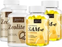 Zeolit Detox Kapsle (2 balení) + SAM- e Gummies (2 balení)