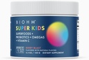BIOHM Super děti Superfood Powder Plus Probiotika, (5.3 Oz, 30 Servings) Delicious Berry Blast, Antioxidanty, Omega 3 & Vitamin C, Non- GMO, mléčné výrobky zdarma, žádné umělé přísady, Vegetariánské, Ages 4 +