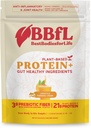 BBfL plant- Based Protein Shake - 21g Vegan Protein, Turmeric + Curcumin 95 + Ceylon Cinnamon, Prebiotics, Digestive Enzymes, Podporuje zánětlivou odpověď - All- in- One Shake (15 Servings, Turmeric Cream)