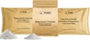 Čisté původní ingredience draslík Bikarbonát, chlorid hořečnatý, a chlorid vápenatý Bundle, 4 oz každý, Potraviny Safe