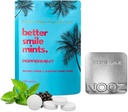 NOOZ Better Smile Mints - 180 hrabě 124; Oral Health & Fresh Breath Support PHY124; Gum & Teeth Care, pH Balance 124; Sugar- Free, Aspartame- Free PHY124; Peppermint Flavor PHY124; Obsahuje Premium Refillable Tin