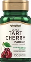 Piping Rock Tart Cherry Extract Capsules 2400 mg FLAVIS 124; 100 pilulek FLAVIS 124; Koncentrovaný Juice Extract FLAVIS 124; Non- GMO, gluten zdarma dodatek