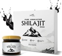 Shilajit Pure Himalayan Organic Shilajit Resin, Zlatý stupeň pro muže a ženy, Podporuje výrobu a vitalitu energie s 85 + Stopy Minerály & Fulvic Acid, 75 Služeb, 2.5 Měsíce Dodávka.