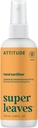 ATOMATIDE Hand Sanitizer Spray pro dospělé a děti, EWG ověřené, zabíjí bakterie a bakterie, Vegan, Orange Blossom & Eucalyptus, 3.38 Fl Oz (Spray Bottle)