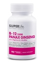 Čerstvý start vitamin B-12 2500 & Panax Ginseng s L- Arginin & L-Citrulline - Výkonný energetický booster CLAS124; Podporuje normální krevní tok a energetický metabolismus CLAS124; dodatek - 90 Kapsle