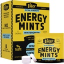 Viter Energy Caffeine Mints 80mg Extra Strength - 90 kusech Caffeinované s B vitaminy. Sugar Free Vegan Dech Mint. Energize nootropic Focus Booster pro rychlou bdělost (Wintergreen Flavor, 30 Pack)