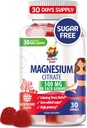 Magnesiové gumy pro děti a dospělé - 500 mg - Klidná žvýkačka hořčíku - Magnesium Citrát Žvýkací doplněk pro nádech a svalovou podporu
