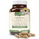 Lignans for lixseed Lignans for Dogs & People - Organic Flaxseed Supplement for Hormon Support, 15 mg 90 Kapsle, Flax Seed for Dogs & Women, High- Fiber