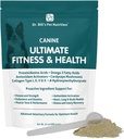 Dr. Bill 's Canine Ultimate Fitness & Health Vitamíny pro psy Psí 124; Multivitamin pro psy w / Coenzym Q-10, Vitamin E, Vitamin D-3, Biotin, kyselina listová, Hyaluronic acid Dog Vitamíny a doplňky 680g