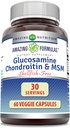 Amazing Fackas Glucosamine Chondroitin & MSM 60 Veggie Kapsle 124; Shellfish Free Factory 124; Non-GMO Factory 124; Gluten Free Factory 124; Made in USA Factory 124; Ideální pro vegetariány