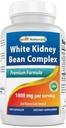 Nejlepší Naturals White Ledney Bean Complex 1800 mg Per Servin- 180 Kapsle. Non- GMO, a gluten zdarma
