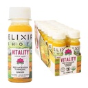 Elixir Panáky, Vitalita Imunita Wellness Shot se 100% organických složek, Cold- Pressed Red Hawaiian Turmeric, peruánský zázvor, ananas a černý pepř, bez cukru nebo umělé přísady, 12 Pack