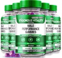 NutraRize (5 Pack) Vibrační Vitality Gummies, Vigativní Vitality Mužské Vylepšení Gummies, Zvýšená důvěra a Stamina Vitality Gummy, Horny Kozí Tráva pro muže Gomitas Enchantment (300 Gummies)