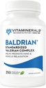 Vitaminerals 33 Baldrian ® Original Natural Relaxing Support Standardized Valerian (250)