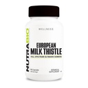 NutraBio European Milk Thistle Dodatek, 241mg - Podporuje antioxidační výhody a wellness, 90 Kapsle