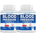 [2-Bottle Value Pack] Dlouhověkost krevní tlak Formule -Vědecky formulované s Hawthorn & 12 + Kvalita Všechny přírodní byliny