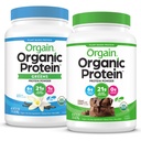 Orgain Organic Vegan Protein Powder + Greens, Vanilla Bean - 21g Plant Based Protein, Gluten Free, Dairy Free, Lactosa Free, Soy Free, No Sugar Added, With Iron & Prebiotics for Gut Health - 1.94lb Condition 124; Orgain Organic Vegan Protein Powder, Creamy Chocolate Fudge - 21g Plant Based Protein, Gluten Free, Lactosa Free, Soy Free, No Sugar Added, Kosher, For Smoothies & Shakes - 2.03lb