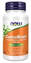 Nyní doplňky, CurcuBrain ™ 400 mg s Longvida ® Optimalizovaný kurkumin, 50 Veg Kapsle