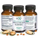 GLX3 Zelená Liped Mussel Oil kapsle pro společnou a svalovou podporu CLAS124; Extra-Strength ETA, EPA, DHA Omega33 Zelená Liped Mussel Dodatek pro pohodlí, pružnost a obnovu HakaLife GLX3