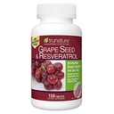 Trunature Grape Seed & Resveratrol 150 Softgels, Lahvička
