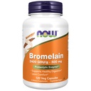 Nyní Potraviny doplňky, Bromelain (přírodní proteolytický enzym) 2,400 GDU / g - 500 mg, přírodní proteolytický enzym *, 120 Veg Kapsle