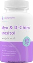 Myo- Inositol & D- Chiro Inositol Blend se 100% denního folátu - 40: 1 Physiologický poměr - Polycystický ovariální syndrom (PCOS), Hormonální bilance a ovariální podpora 120 Kapsle