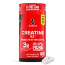 Six Star Creatine Pills, X3 (60 Caplet) - Creatine for Women & Men - Creatine Capsules Support Svalová síla - Pre & Post Workout Creatin Supplemente for Muscle Recovery & Building - 20 Služeb
