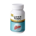 Tonik jater - Nové balení - Játra čisticí detox a opravy s Mlékem Thistle, NAC, Choline Bitartate, Ginger, Turmeric, Pampeliška kořenová, Artyčok extrakt, Schisandra Berry, 60 vegé čepice